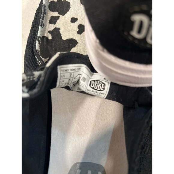 Hey Dude Wendy Boho Cow size 7 shoes - Picture 5 of 6